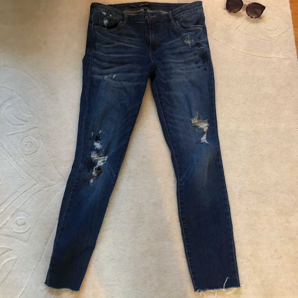 Skinny Distressed Denim